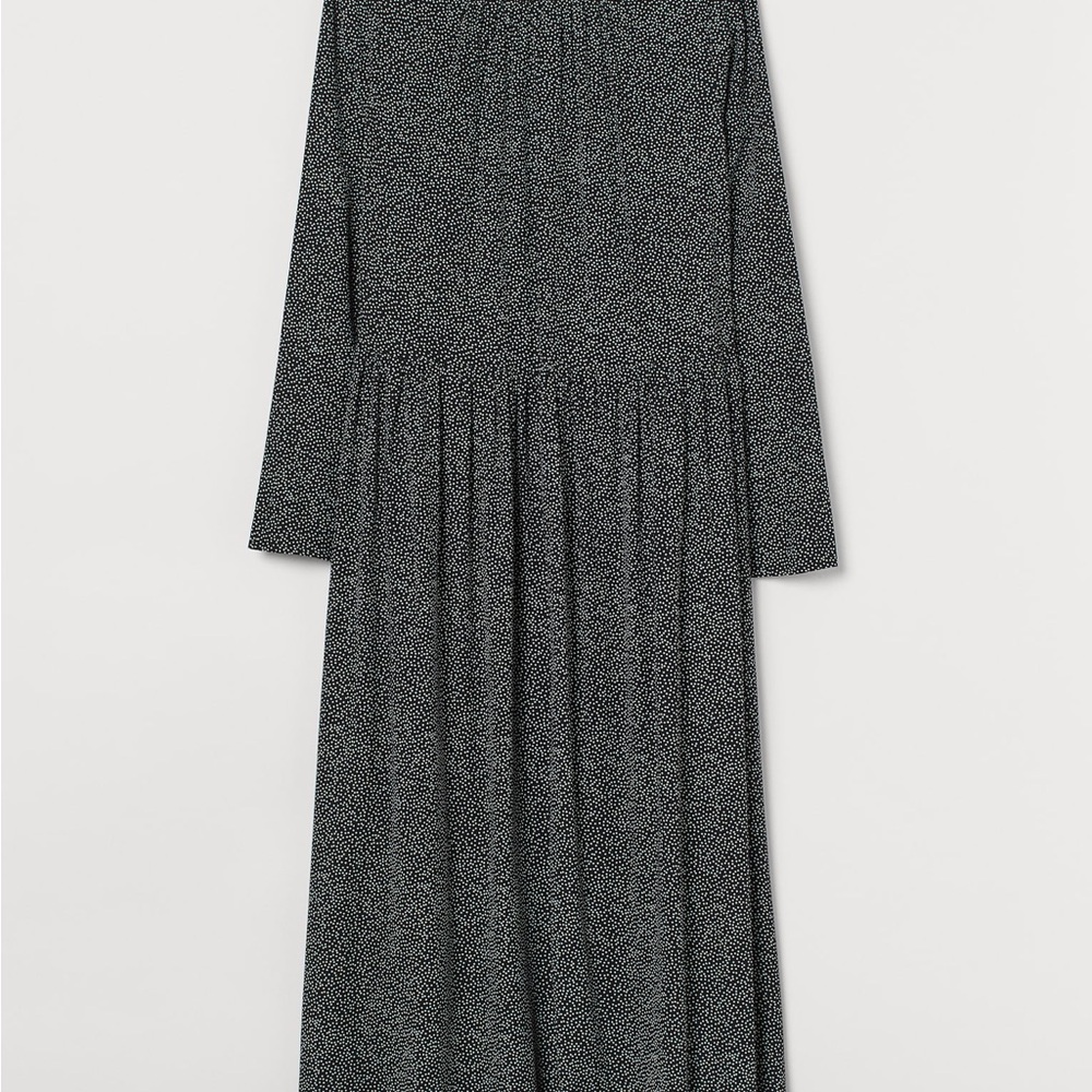 H&M Black and White, Long Sleeve Polka Dot Dress. Size Small.